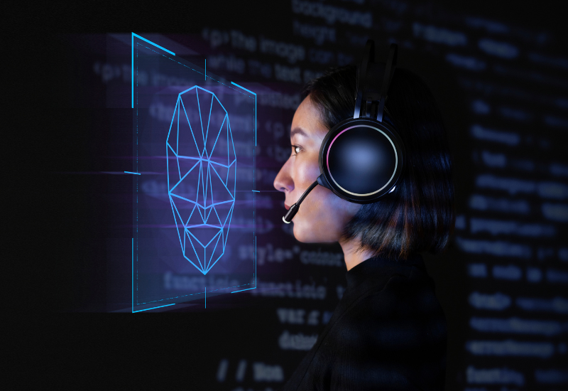 AI agent analyzing data and automating tasks