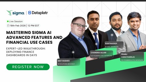 Mastering Sigma AI: Advanced Features & Financial Use Cases | Sigma X Dataplatr